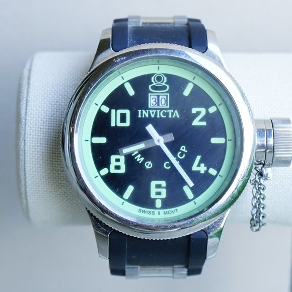 INVICTA 4342 Russian Diver Watch + NEW BATTERY - Picture 6 of 15